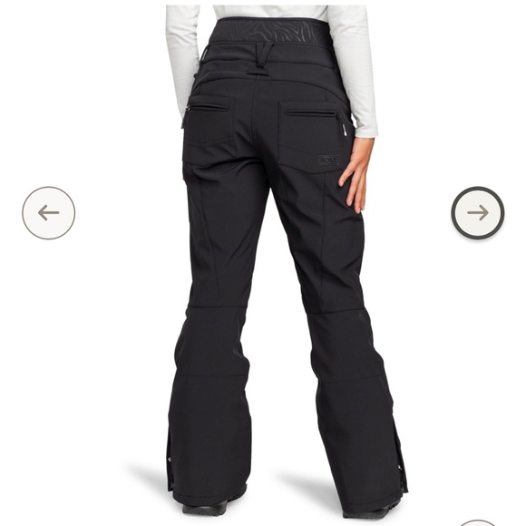 Roxy Rising High Shell Snow Pants on size L *short EUC - Picture 2 of 7